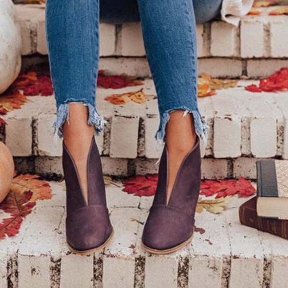 RESTOCK - DANA AUTUMN FEELS Bootie - WINE - Picture 2 of 2